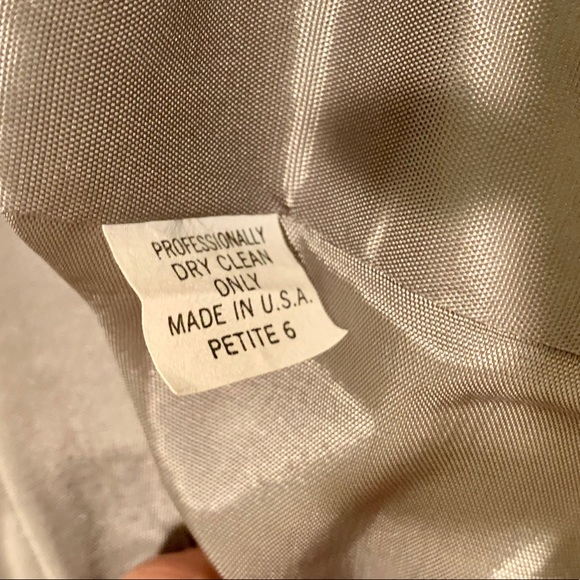 Vintage Cropped Wool Jacket with Black Trim 6P - Picture 7 of 7